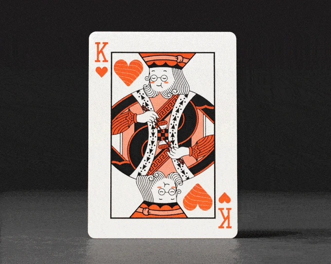 Custom designs for the King of Hearts